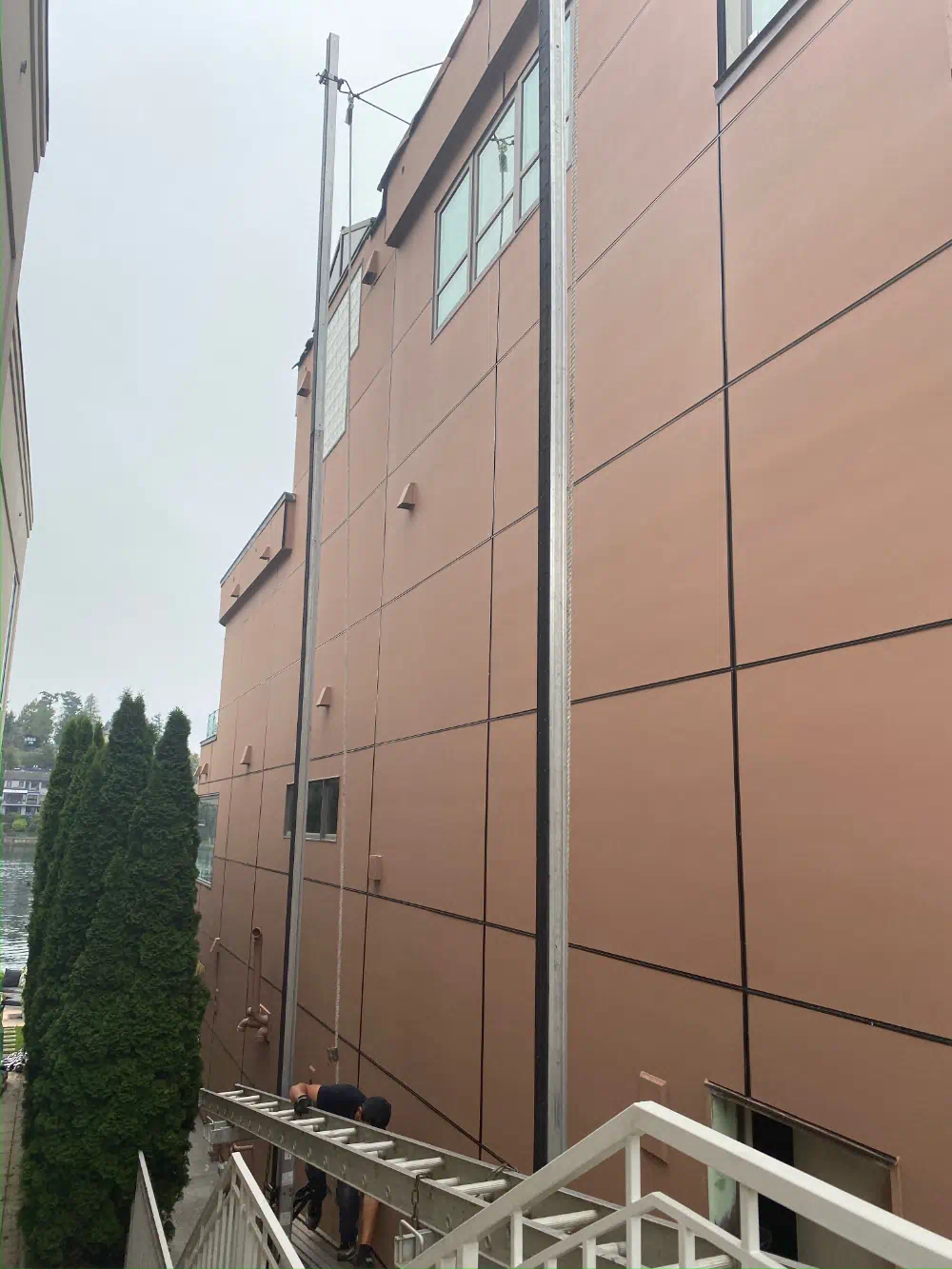 Siding installation and exterior trim work on a Seattle-area home (photo 1 of 28)