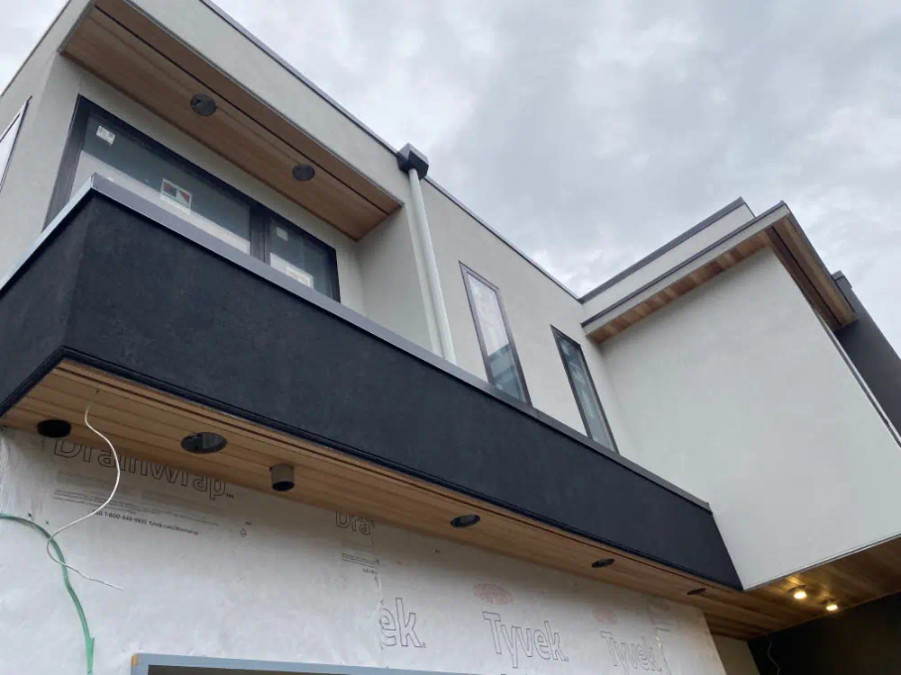 Siding installation and exterior trim work on a Seattle-area home (photo 6 of 28)