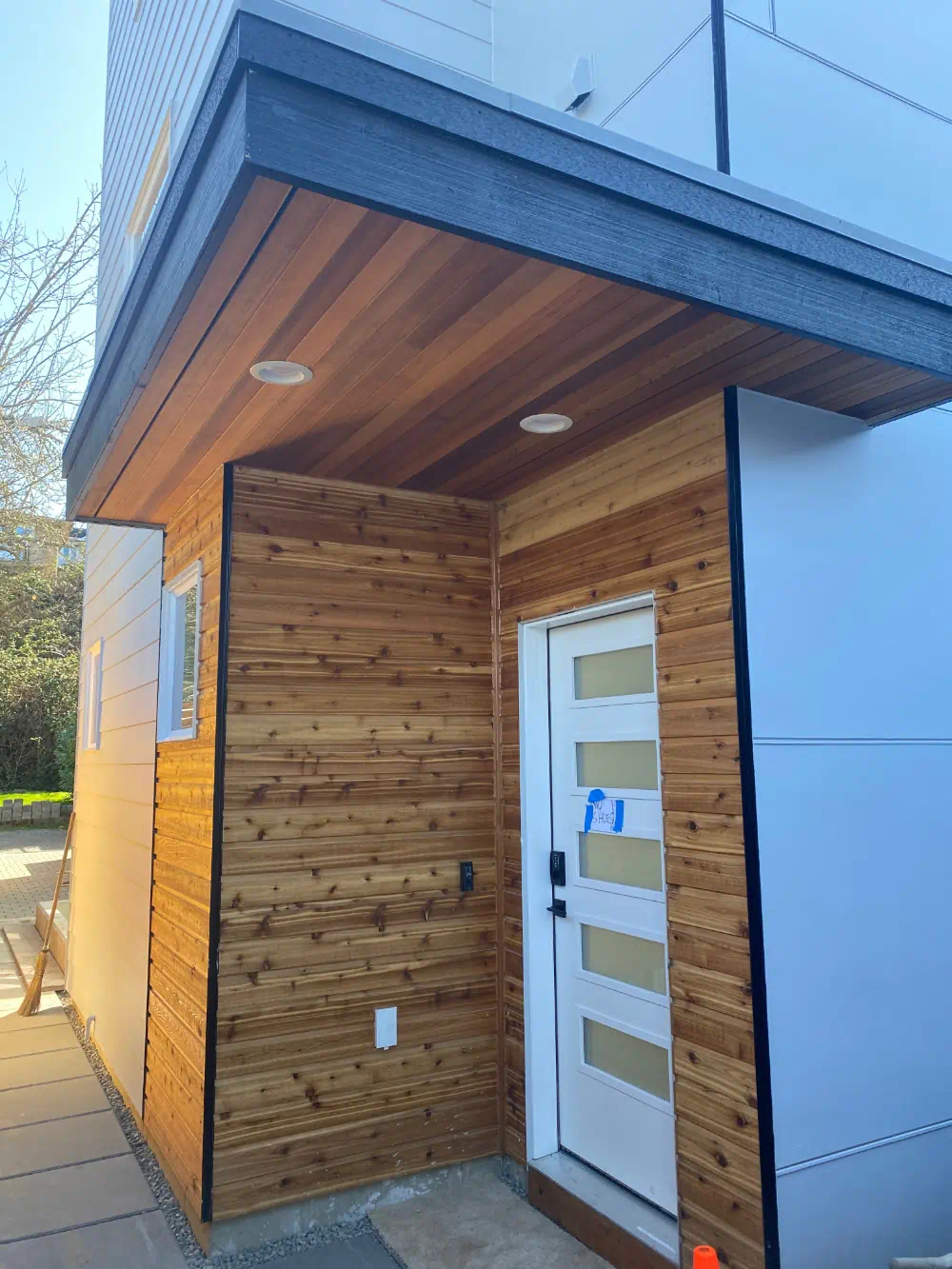 Siding installation and exterior trim work on a Seattle-area home (photo 10 of 28)