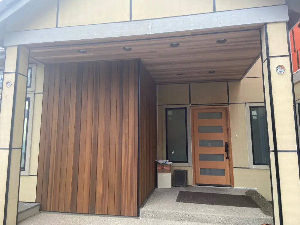 Siding installation and exterior trim work on a Seattle-area home (photo 21 of 28)
