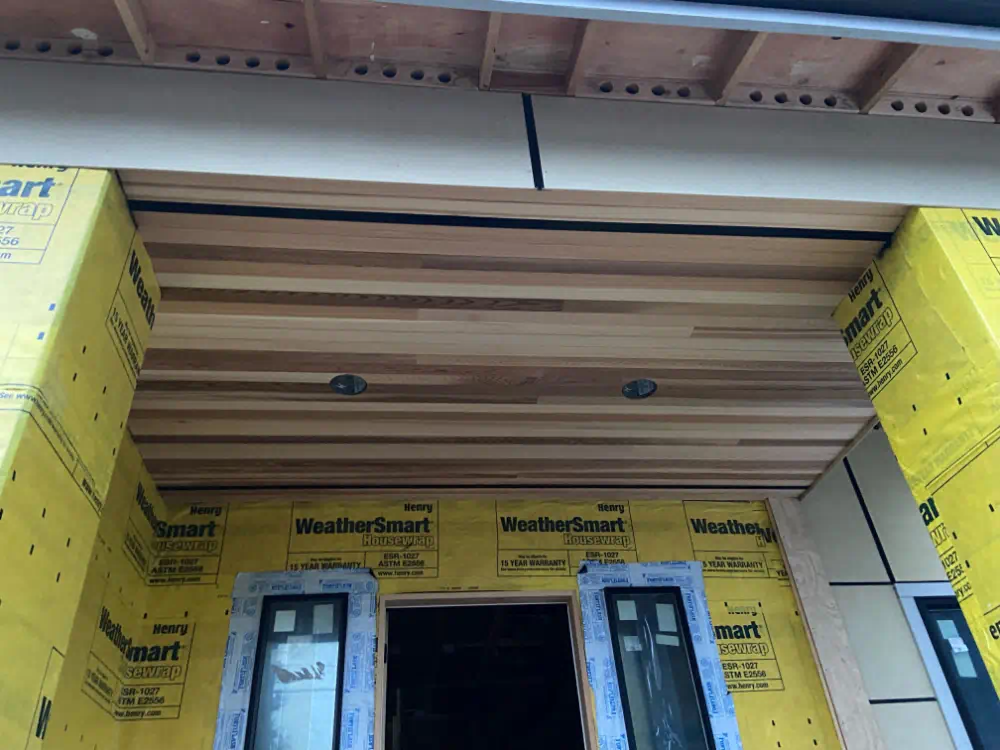 Siding installation and exterior trim work on a Seattle-area home (photo 24 of 28)
