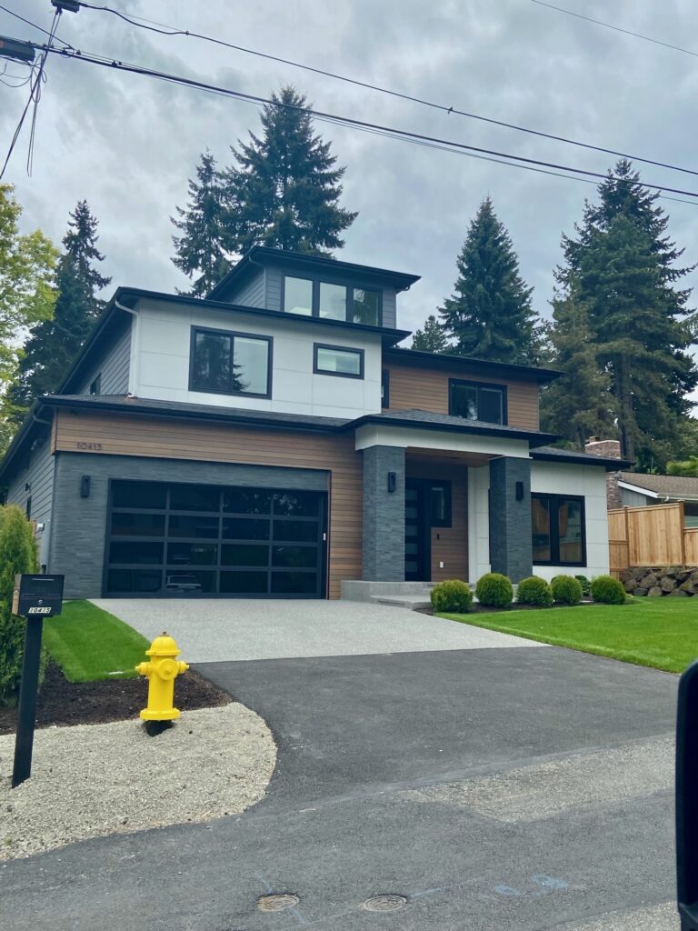house with beautiful siding